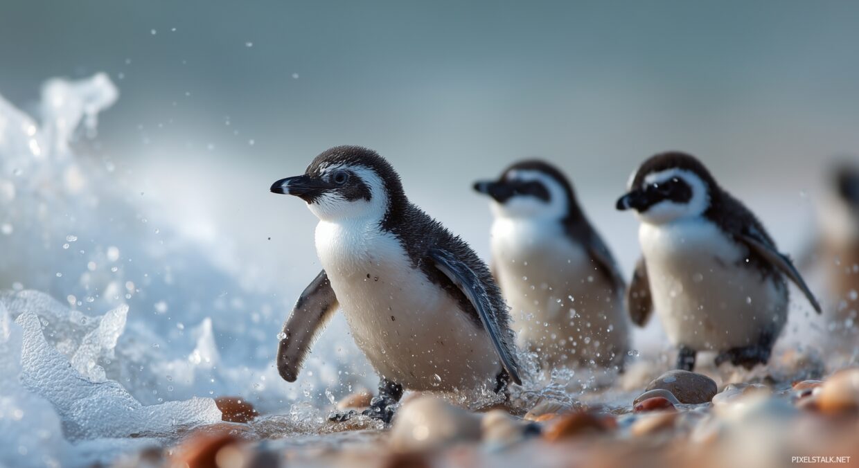 Penguin Backgrounds - PixelsTalk