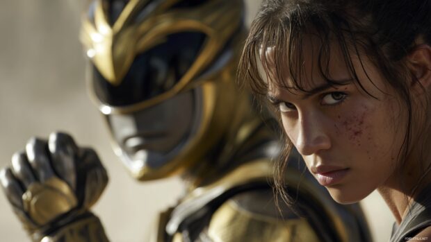 Power Rangers high resolution wallpapers with an intense training montage showcasing their skills.