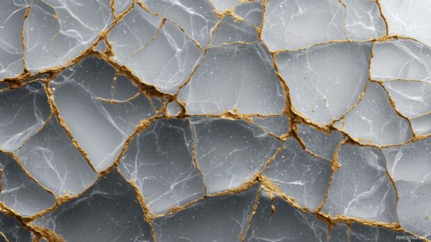 Realistic cracked glass wallpaper in HD, providing a stunningly lifelike texture that enhances desktop aesthetics.