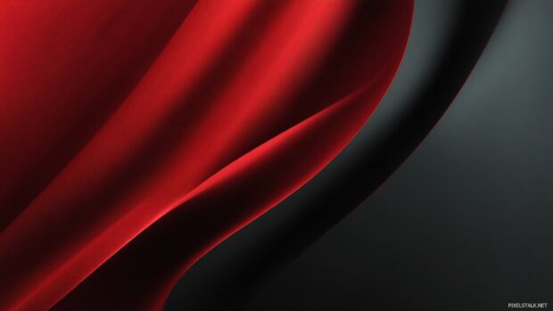 Red and black background with a smooth gradient transition.