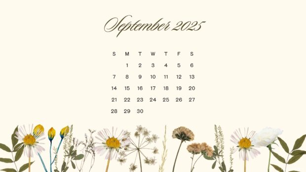 September 2025 Calendar Desktop Wallpapers in HD (2).