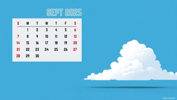 September 2025 Calendar Desktop Wallpapers in HD (5).