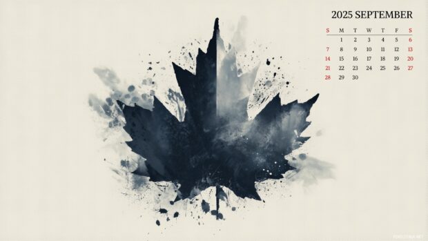 September 2025 Calendar Desktop Wallpapers in HD (6).