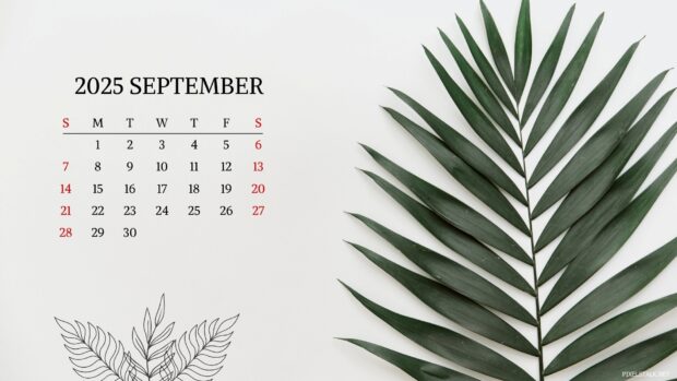 September 2025 Calendar Wallpaper HD free download (2).