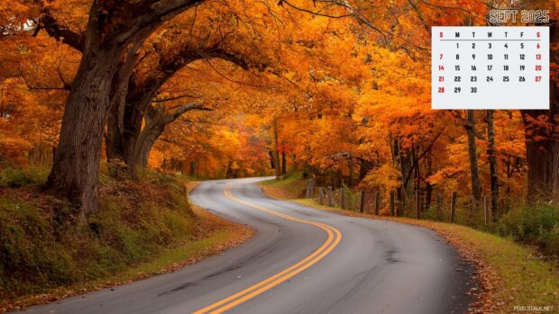 September 2025 Calendar Wallpapers for Desktop free download (2).