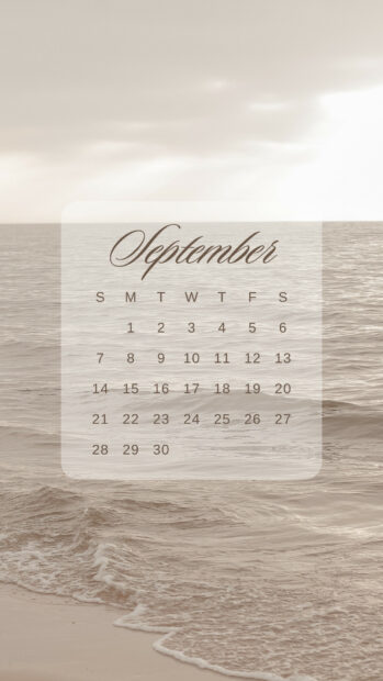 September 2025 Calendar Wallpapers for iPhone and Android (2).