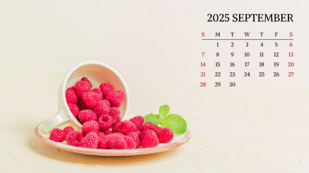 September 2025 Desktop Background with simple and elegant designs (2).