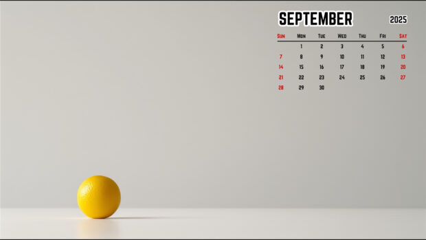 September 2025 Desktop Background with simple and elegant designs (6).