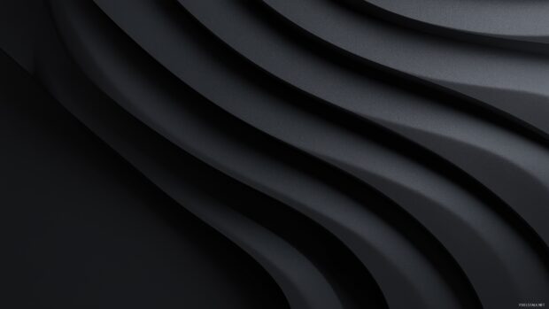 Smooth black backgrounds, Refined matte black surface with a plush feel, creating a serene and elegant look.