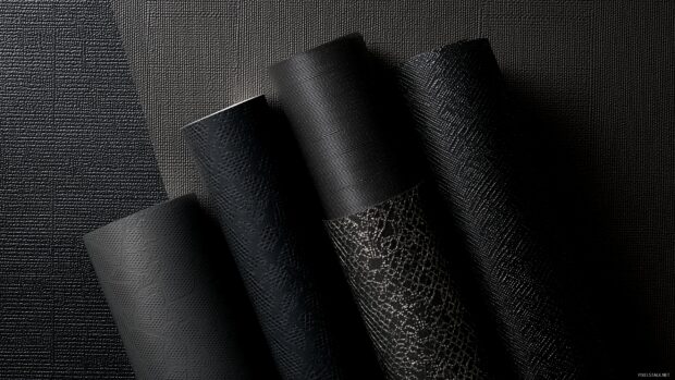 Sophisticated black textures, Delicate black pattern with a touch of shimmer, ideal for a modern aesthetic.