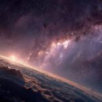 Stunning laptop wallpapers illustrating a cosmic scene with plan