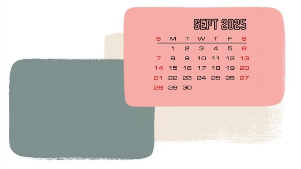 Stylish & Free September 2025 Calendar Desktop Wallpapers in HD (1).
