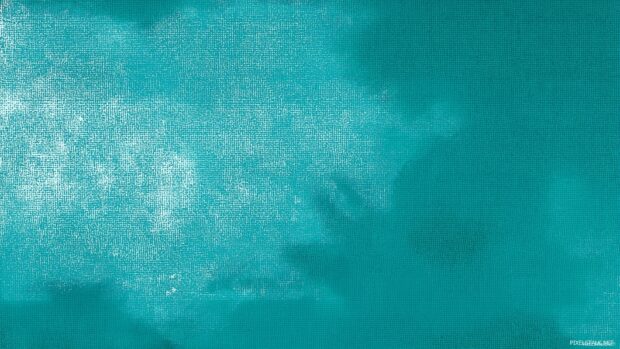 Teal background desktop wallpaper, A simple textured background resembling canvas in a soft teal hue.