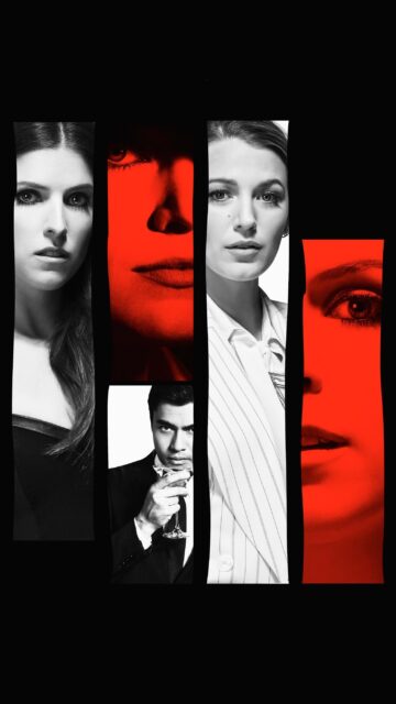 A Simple Favor Movie Characters Collage Wallpaper