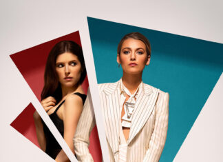 A Simple Favor Movie Poster Stylish Wallpaper Design