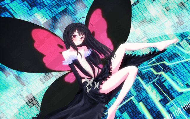 Accel World Anime Butterfly Girl Wallpaper Digital Vibes