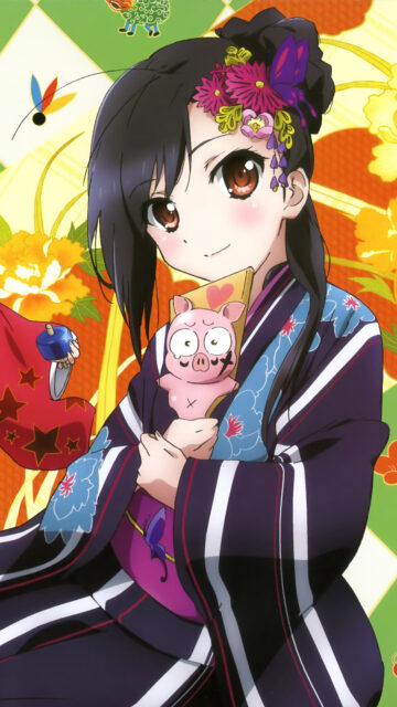 Accel World Anime Character Kimono Wallpaper Elegance