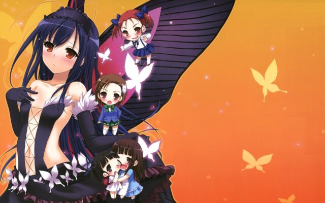 Accel World Anime Characters And Chibi Art Wallpaper
