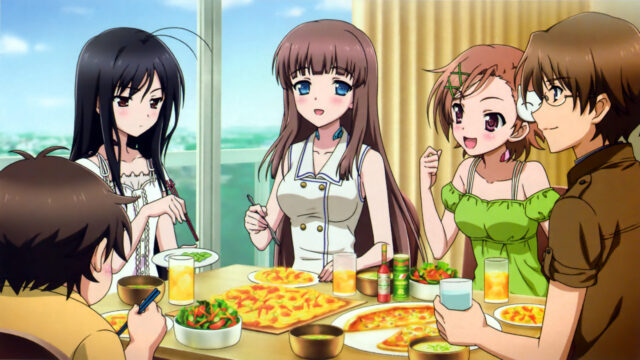 Accel World Characters Enjoy A Fun Meal Together