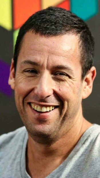 Adam Sandler is smiling warmly in a close up portrait, HD Phone Wallpaper