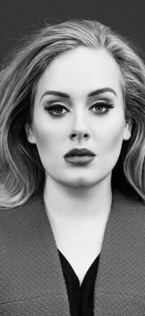 A close up portrait of Adele showcasing her makeup and hair, HD Phone Wallpaper