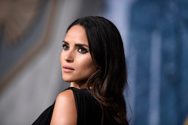 Adria Arjona Wallpapers Stunning Close Up Portrait in Elegant Black Dress