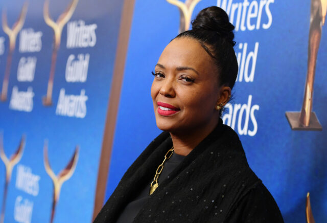Aisha Taylor At Writers Guild Awards Red Carpet Event
