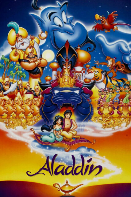 Aladdin Cartoon Wallpapers Featuring Genie Jafar and Magic Carpet Adventure