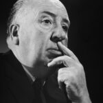 Alfred Hitchcock Wallpapers shows a close up thoughtful portrait of the famous filmmaker, HD Phone Wallpaper