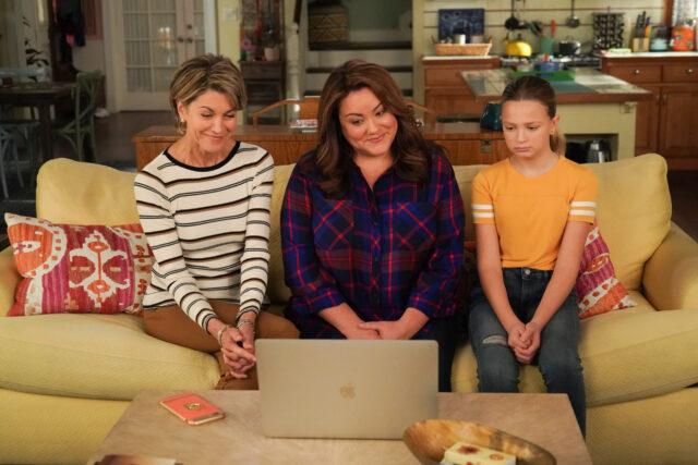 American Housewife TV Series Cozy Family Moment Wallpaper