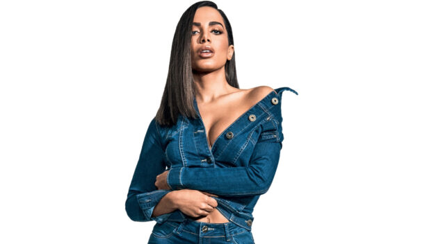 Anitta Stylish Denim Outfit Photoshoot Exclusive Wallpapers