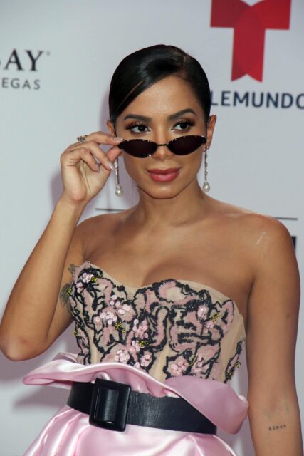 Anitta Stylish Look with Sunglasses and Elegant Dress for Wallpapers