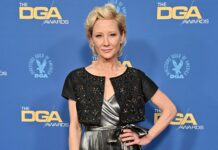 Anne Heche At The DGA Awards Blue Carpet Elegance