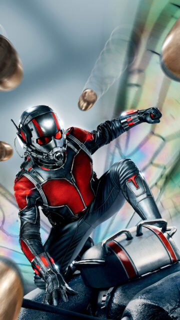 Ant Man Action Scene with Bullets Flying High Quality Ant Man Wallpapers