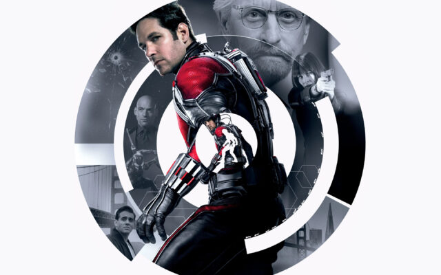 Ant Man Wallpapers Featuring Main Characters and Action Scenes in Circular Design