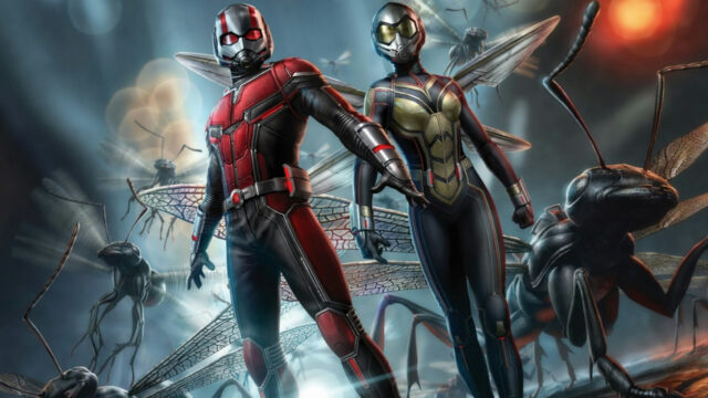 Ant Man and The Wasp Heroic Poses Among Giant Insects Ant Man Wallpapers