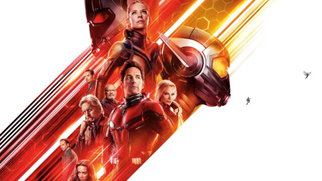 Ant Man and the Wasp Cast and Helmet in Dynamic Marvel Wallpaper