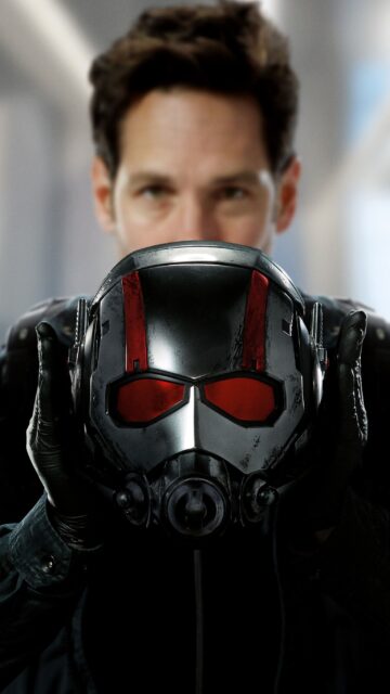 Ant Man holding iconic helmet close up Ant Man wallpapers background