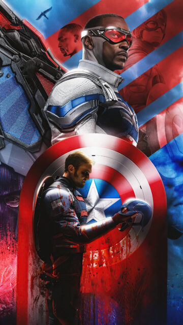 Anthony Mackie Epic Superhero Wallpaper For Marvel Fans