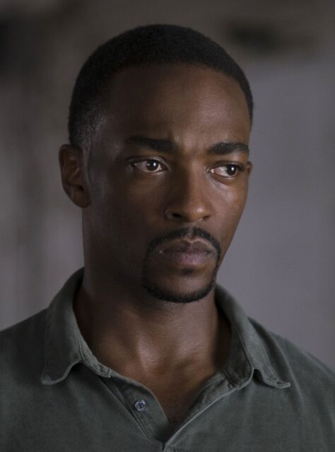 Anthony Mackie Expressive Portrait Wallpaper