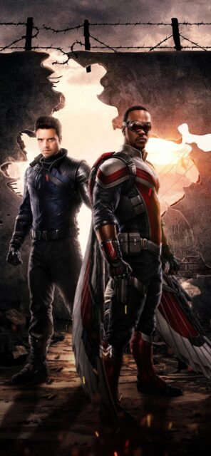 Anthony Mackie Heroic Pose Wallpaper For Fans