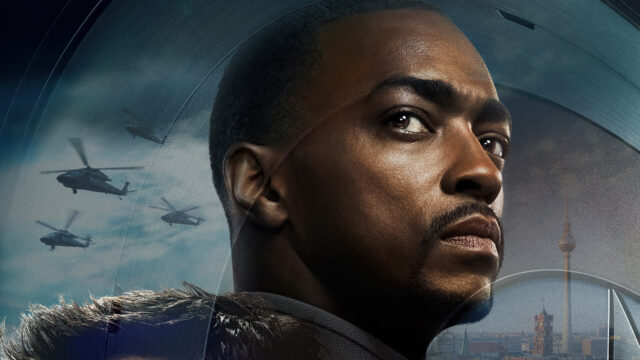 Anthony Mackie Wallpaper Intense Cinematic Scene Background