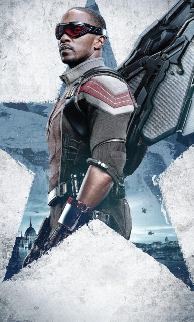 Anthony Mackie Wallpaper In Iconic Hero Costume