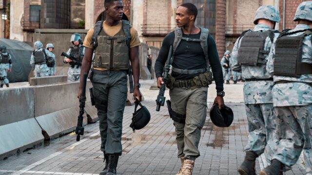 Anthony Mackie In Tactical Gear Wallpaper For Fans