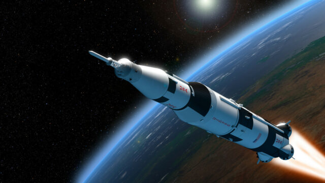 Apollo 11 Rocket Launch Inspiring Space Exploration Wallpaper