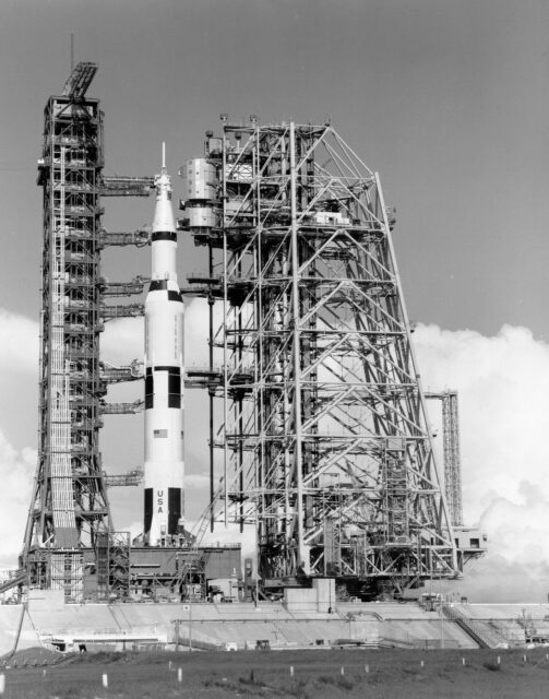 Apollo 11 Saturn V Rocket Launch Pad History Wallpaper