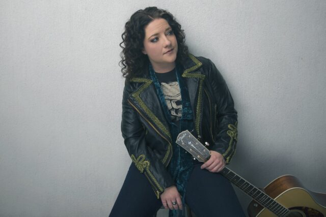 Ashley McBryde Guitar Portrait Wallpaper For Fans