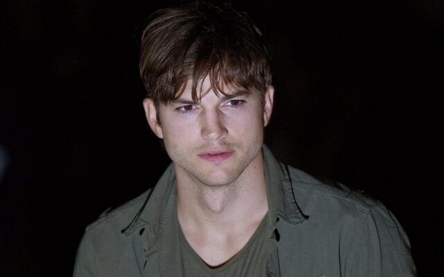 Ashton Kutcher Close Up Portrait Wallpaper In Dark Background