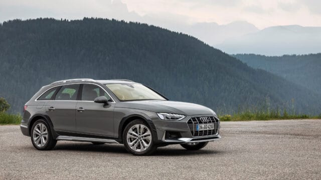 Audi A4 Allroad Adventure In Scenic Mountain Landscape