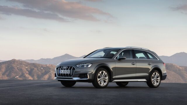 Audi A4 Allroad Elegance At Mountain View Wallpaper